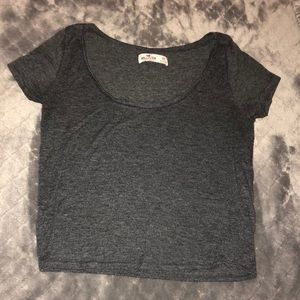 Hollister Gray Crop Top